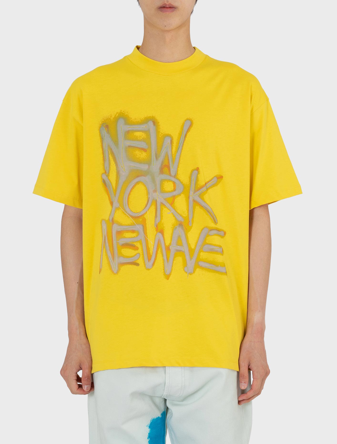 허니 퍼킹 디종 바스키아 티셔츠 옐로우